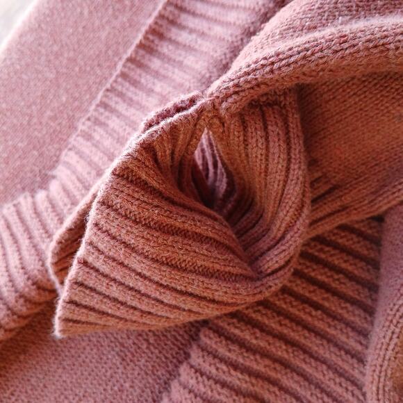 Tahari Hooded Orange Cardigan Sweater 1X pockets open front wrap long duster - Picture 6 of 12